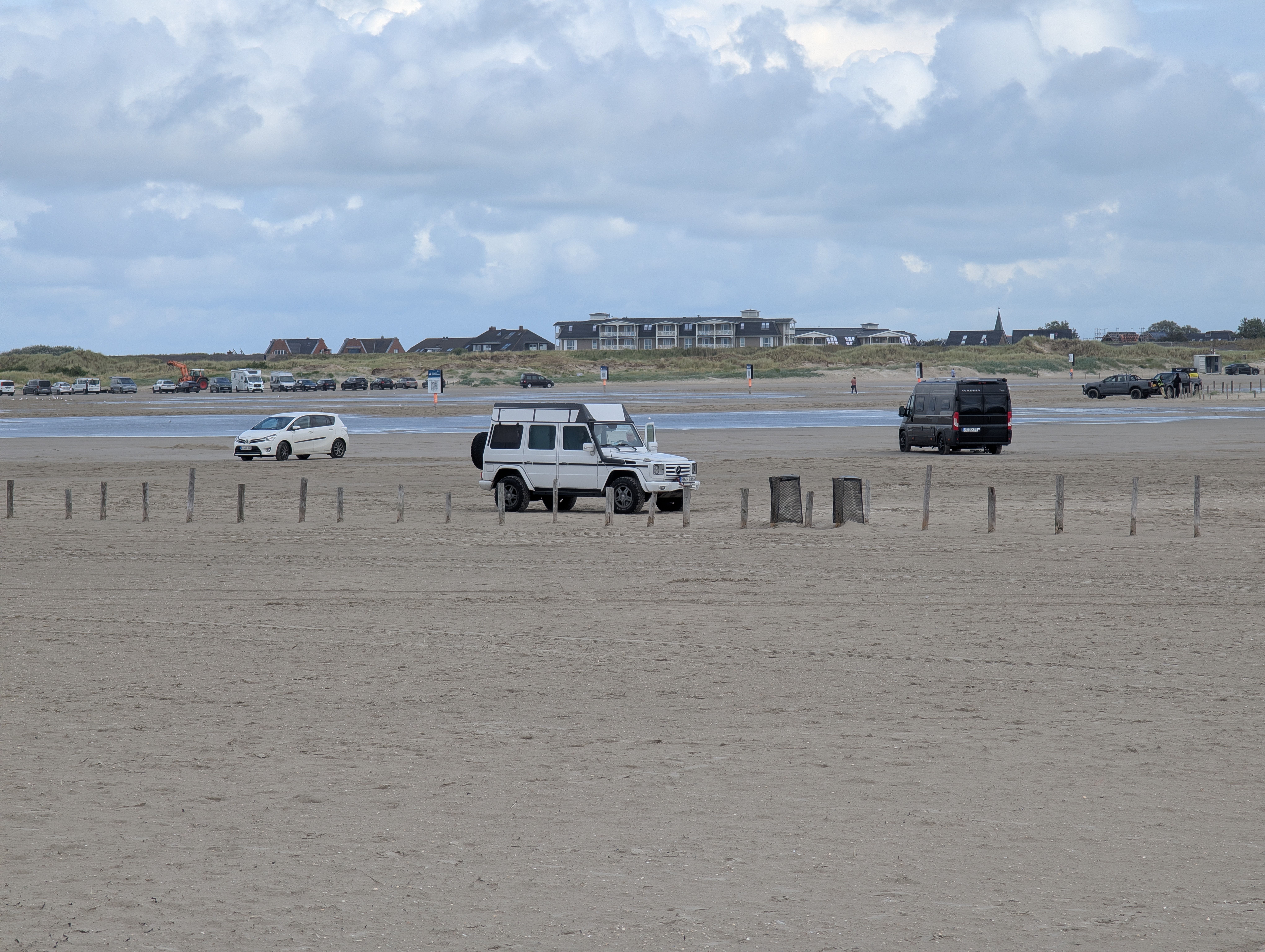 Parken auf dem Strand ...